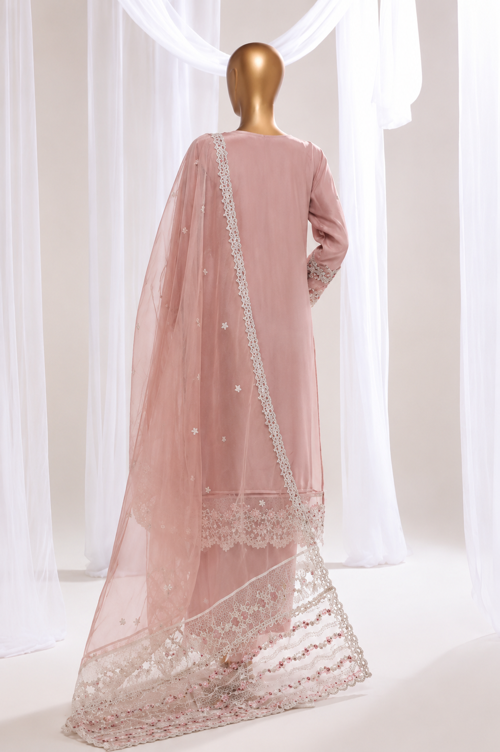 Sadabahar Blush 3 Piece Suit