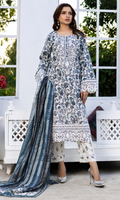 Munira Noor-e-Neel 3 Piece Stitched Suit