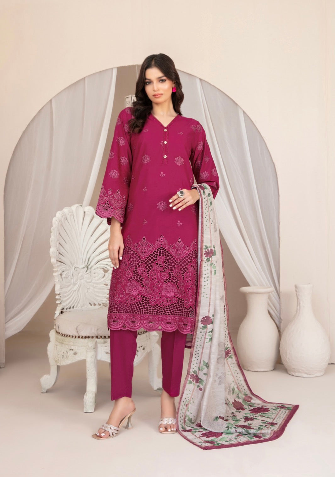 Tawakkal nazifa Ruby Noor Ensemble (stitched)